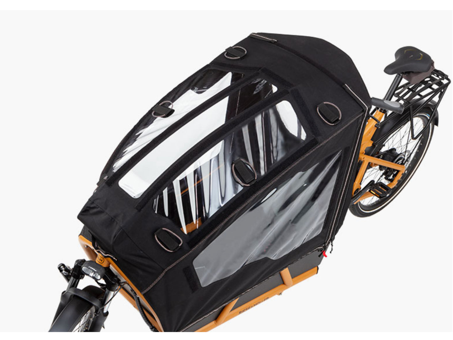 Riese & Muller Load4 75 Vario HS eMtb full suspension low sidewalls child cover options