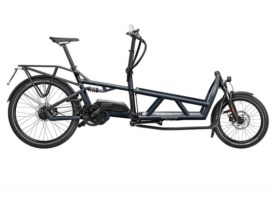 Riese and Muller Load 60 Rohloff HS eMTB full suspension coal grey profile on Fly Rides