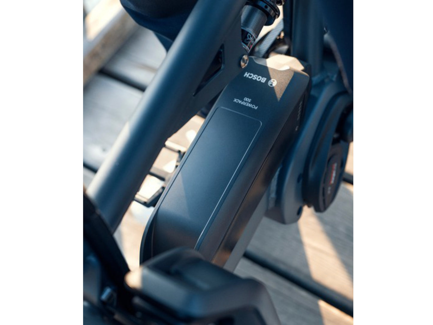 Riese and Muller Load 75 Rohloff HS eMTB full suspension closeup bosch battery