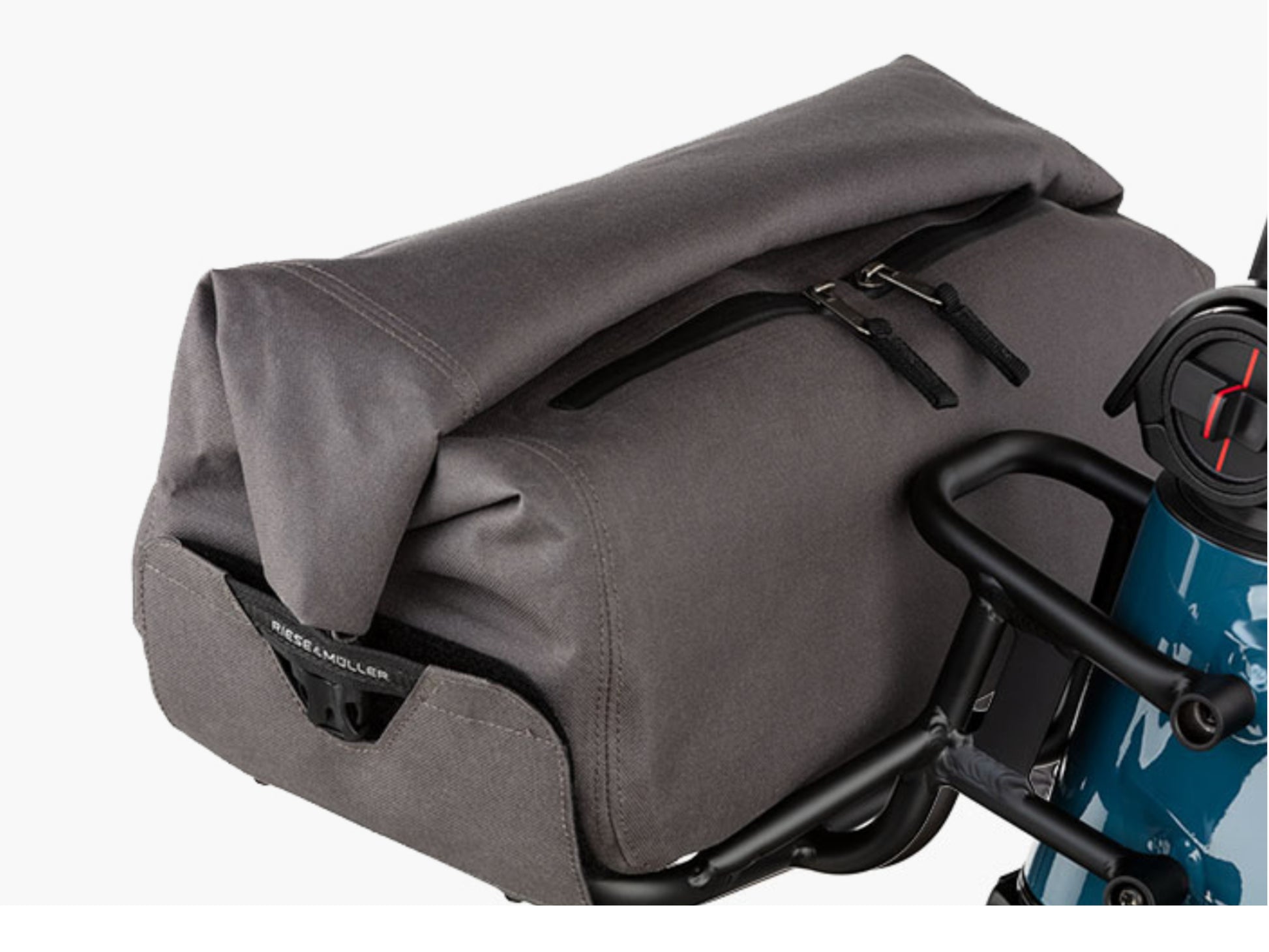 Riese & Muller Multitinker Vario eMtb hardtail close up front carrier with bag