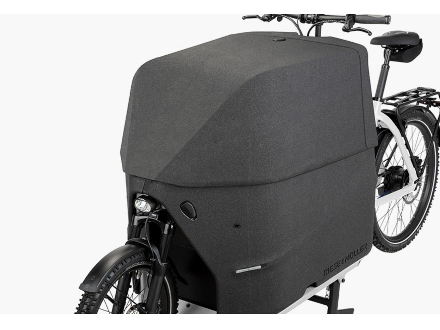 Riese & Muller Packster 70 Vario cargo eMTB hardtail high box cover option