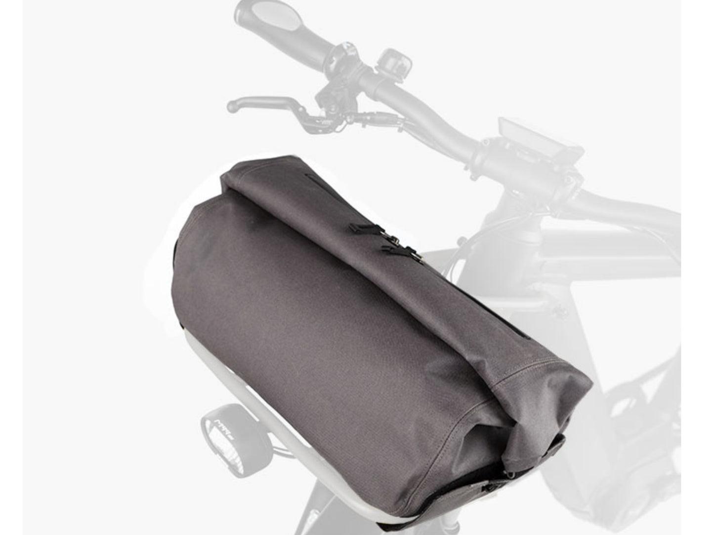 Riese and Muller Supercharger GT Vario HS emtb hardtail close up front carrier bag option