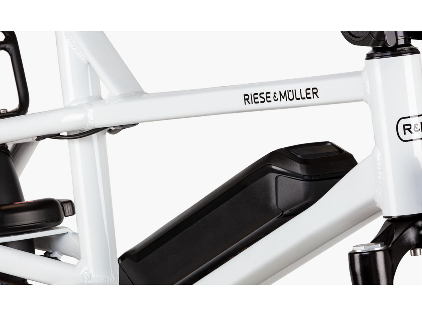 Riese & Muller Tinker2 Vario eMtb hardtail close up frame Akku Bosch PowerPack battery