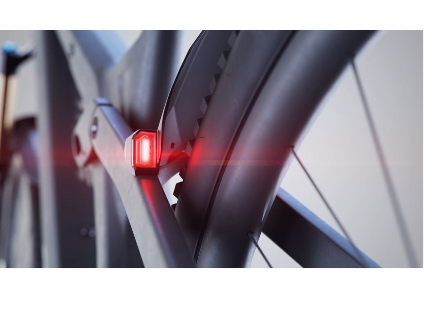 Scott Patron eRide 920 eMTB full suspension close up fender integrated led light