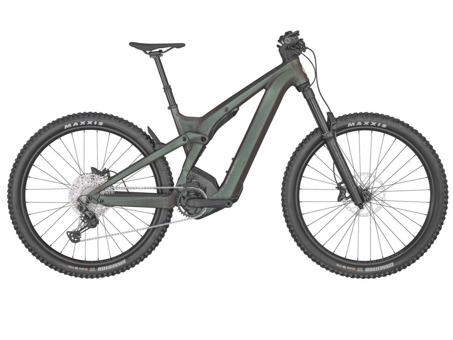 Scott Patron eRide 920 eMTB full suspension matte black side profile on Fly Rides