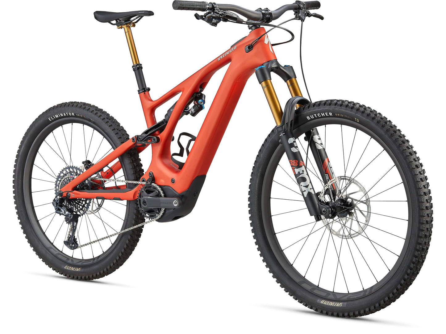 Specialized Turbo Levo Pro emtb satin redwood smoke black forward facing view on fly rides