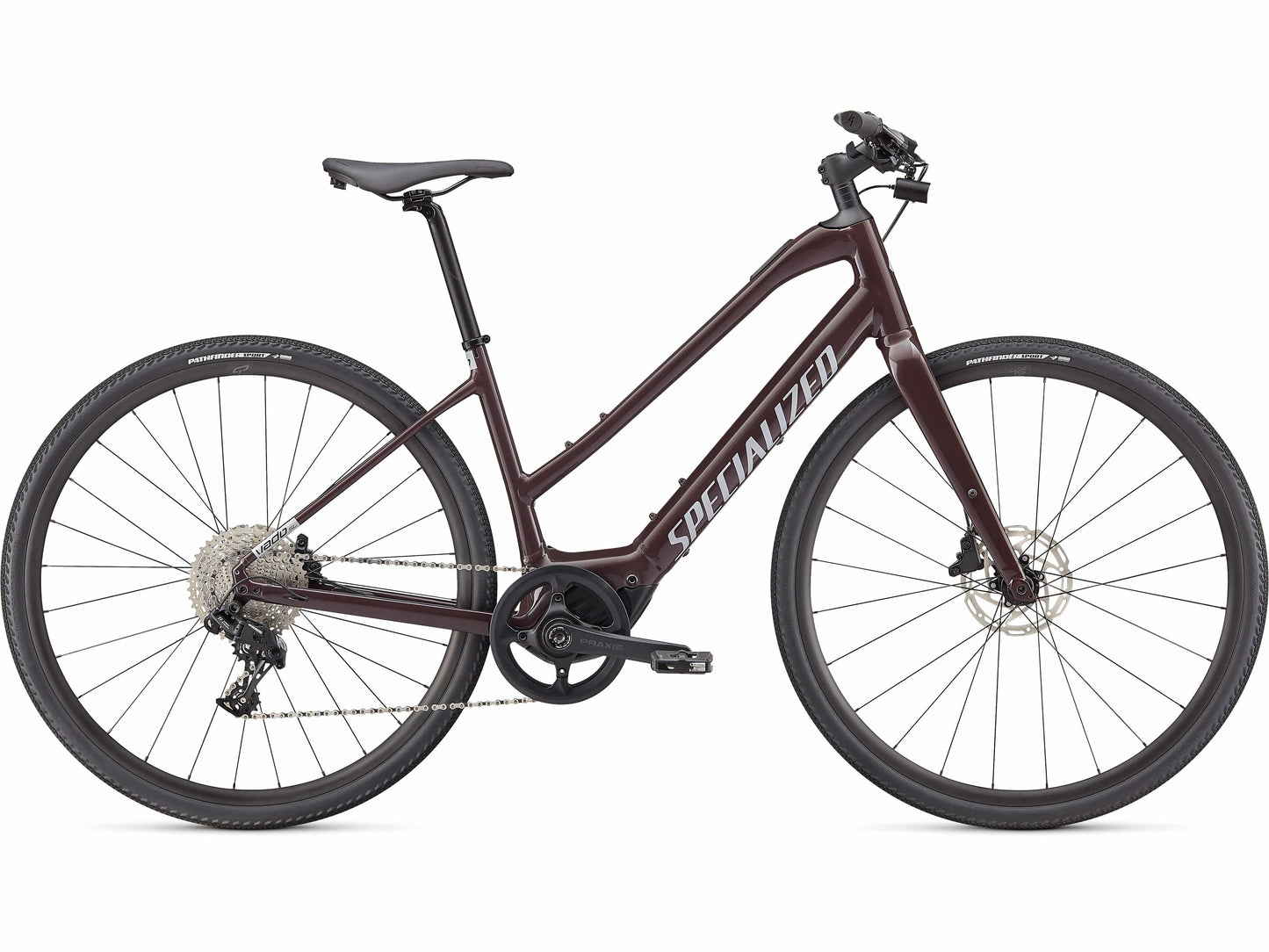Specialized Turbo Vado SL 4.0 Step through ebike cast umber silver side view on Fly Rides
