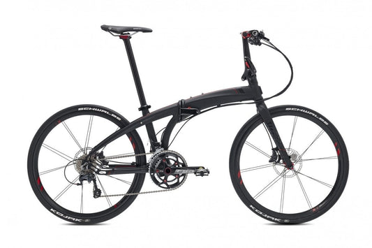 Tern Eclipse X22 folding bike satin black side view on Fly Rides