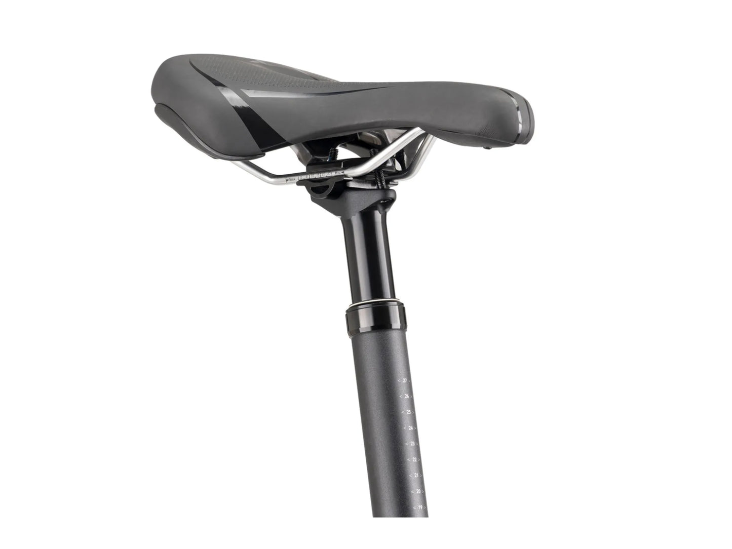 Tern NBD S5i electric cargo bike close up seatpost saddle