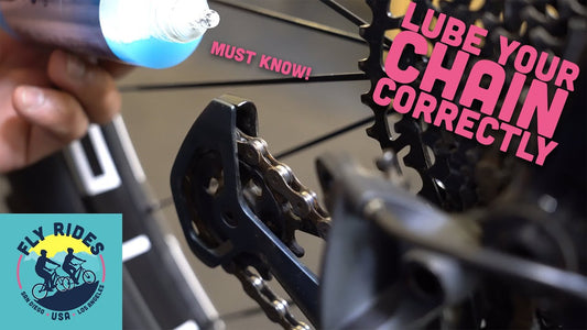 How to properly lubricate your electric bike's chain on fly rides