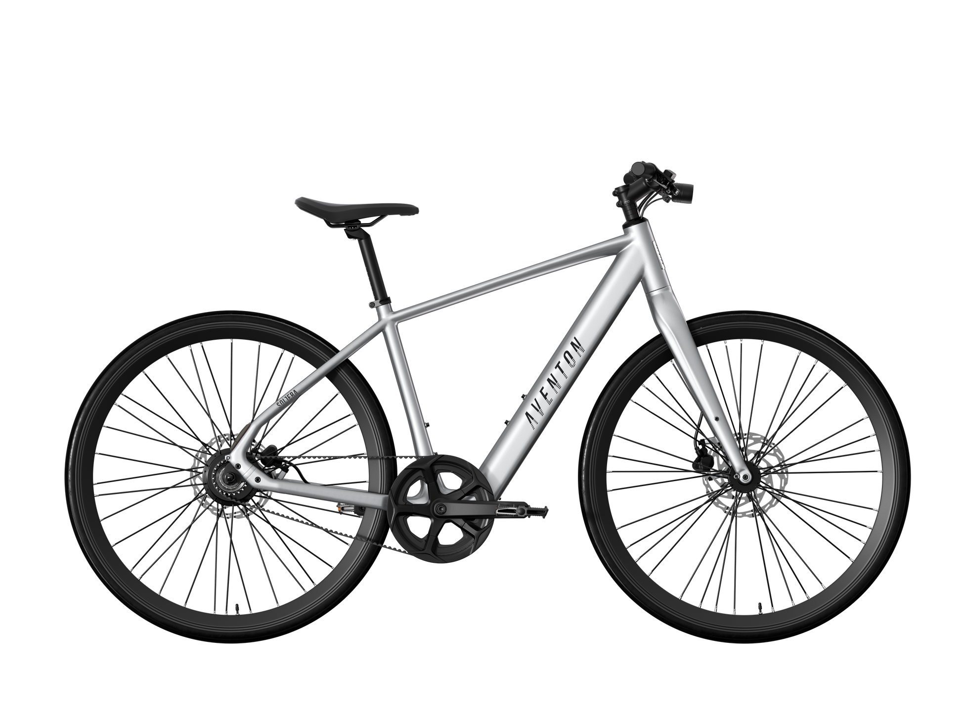 Aventon Soltera 3 ADV Sterling electric commuter bike side profile