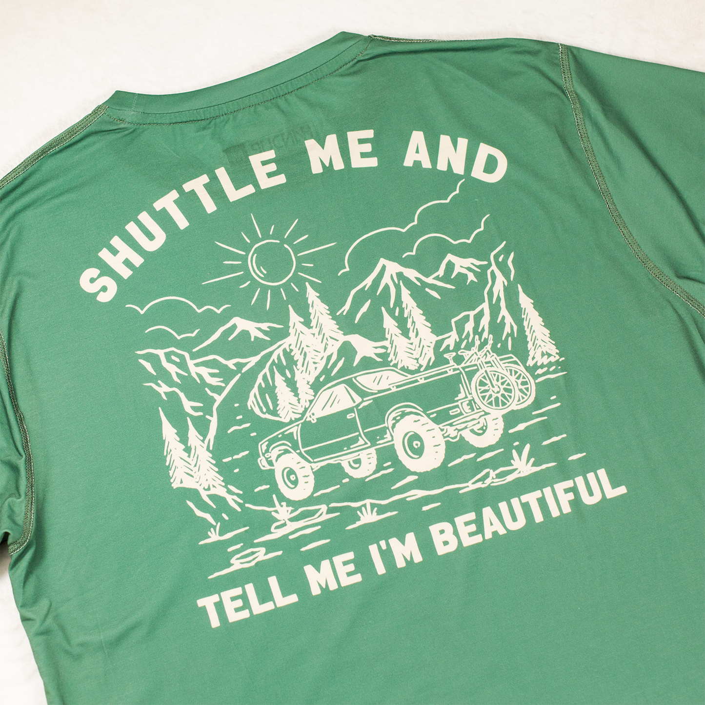 Handup ActiviTEE - Shuttle Me Sage Green