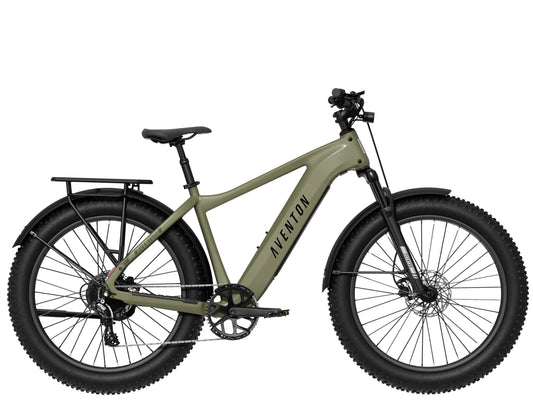 Aventon Aventure 3 eMTB Hardtail Matcha Side profile