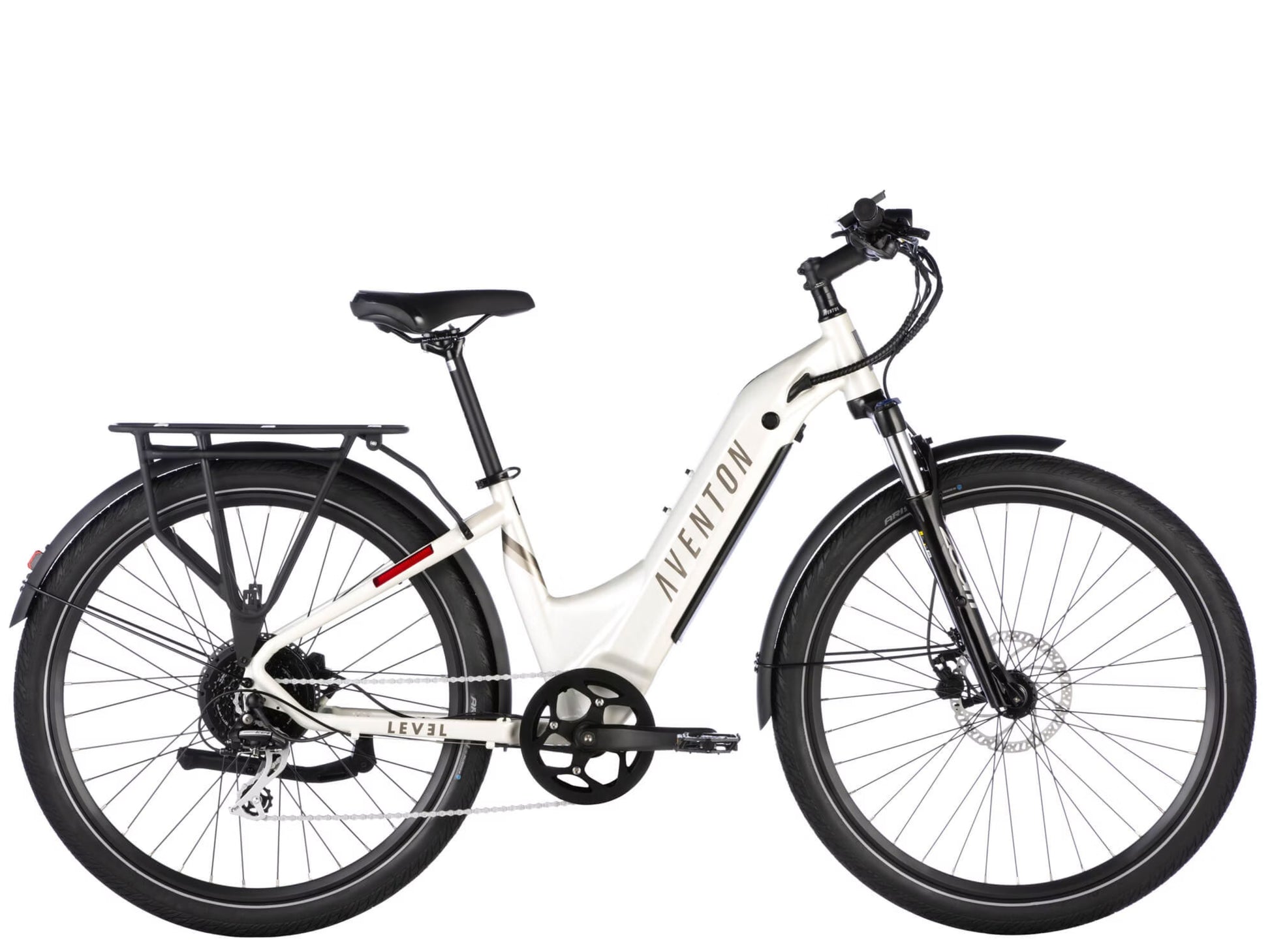 Aventon Level 2 Step-Through ebike Road / commuter Polar Side profile