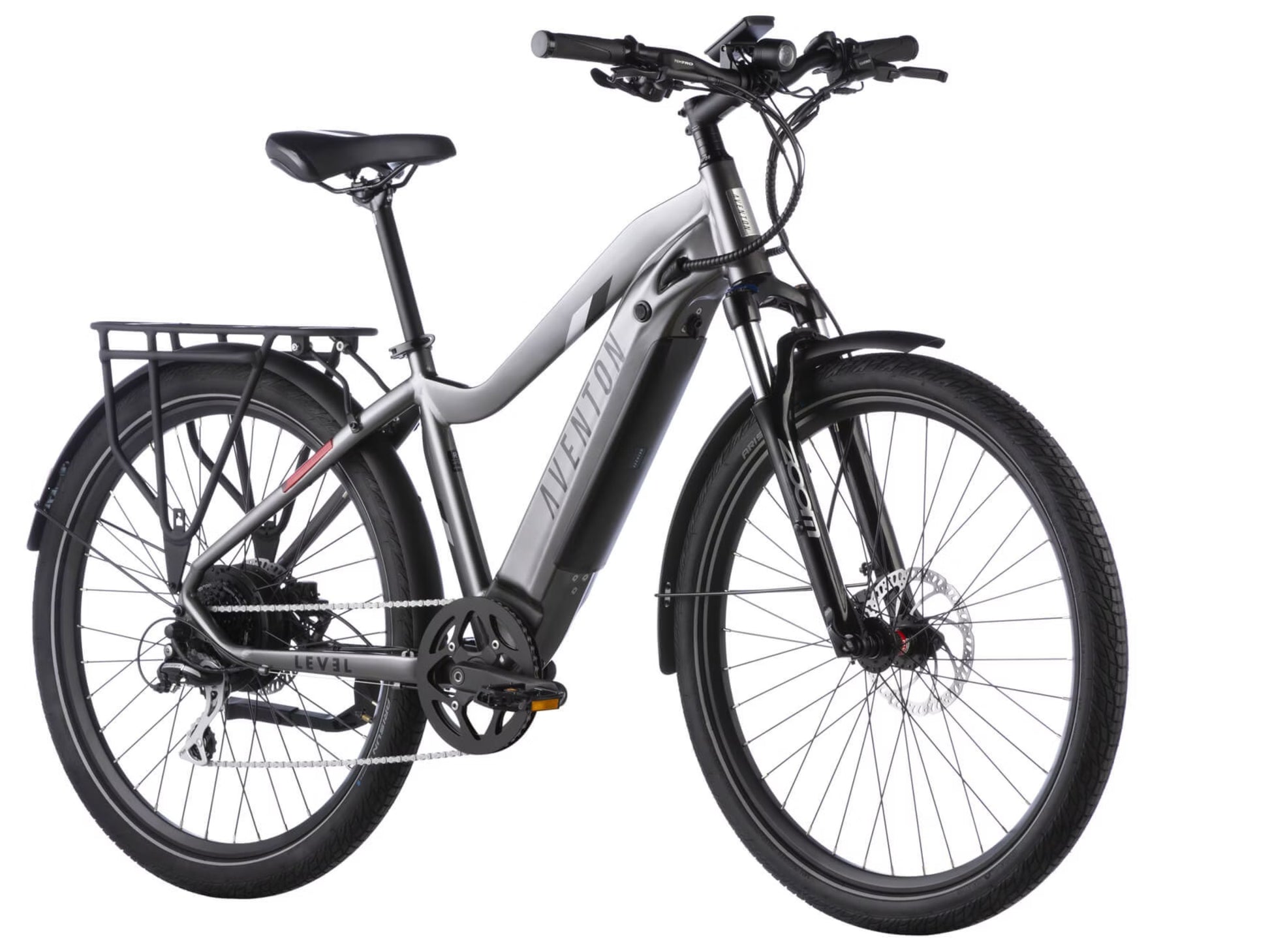 Aventon Level 2 eBike Road / commuter Clay Forward facing view