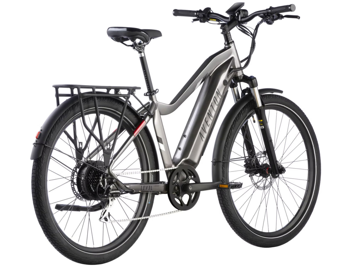 Aventon Level 2 eBike Road / commuter Clay Rear facing view
