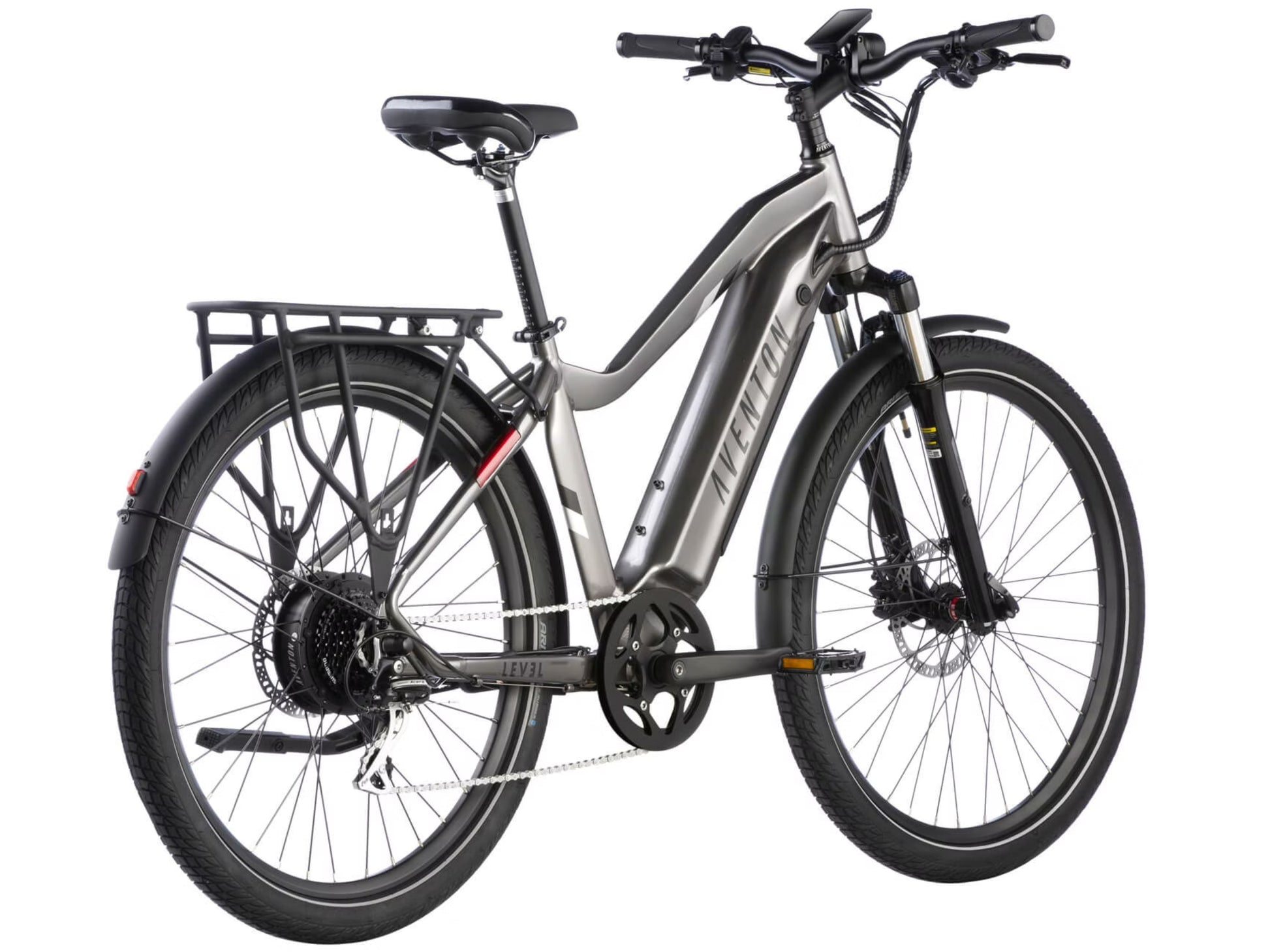 Aventon Level 2 eBike Road / commuter Clay Rear facing view