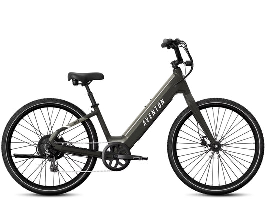 Aventon Pace 4 Step Through High speed eBike Road / commuter Flint Side Profile