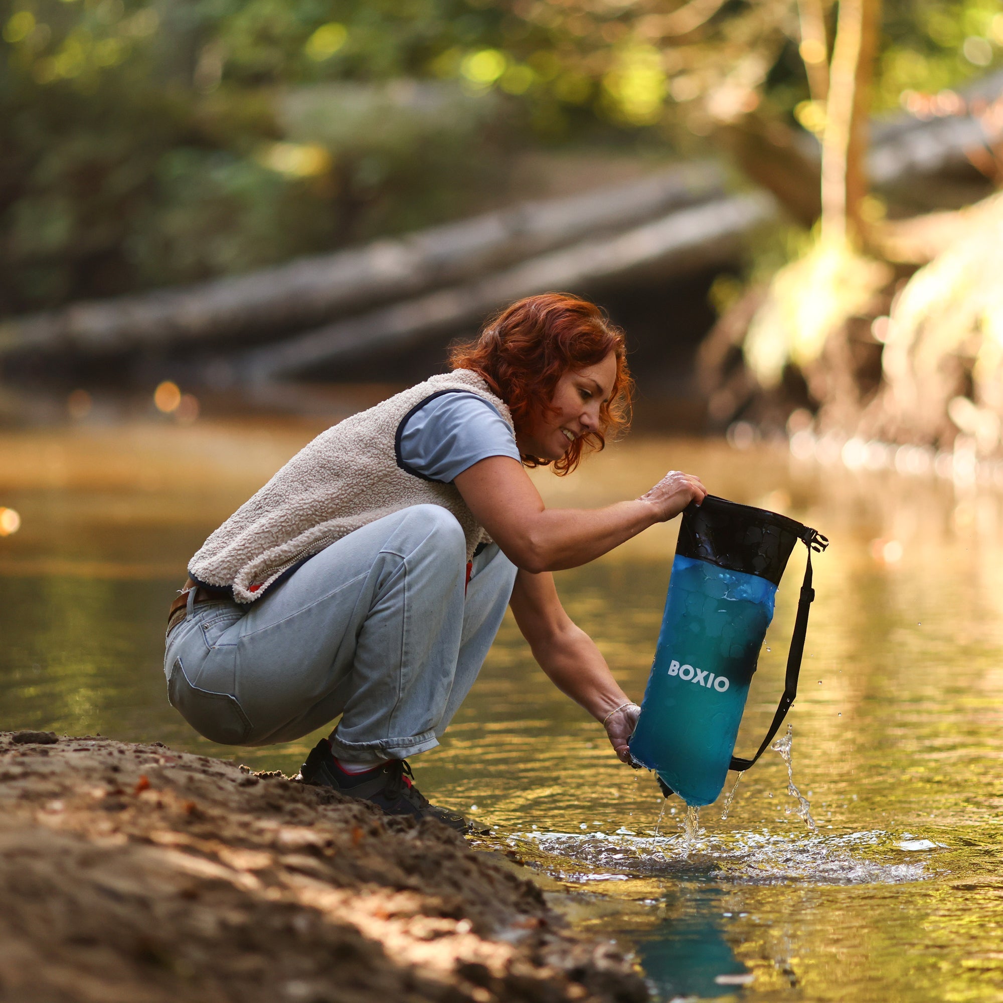 BOXIO WASH MAX + I Camping sink with water filter system | Fly