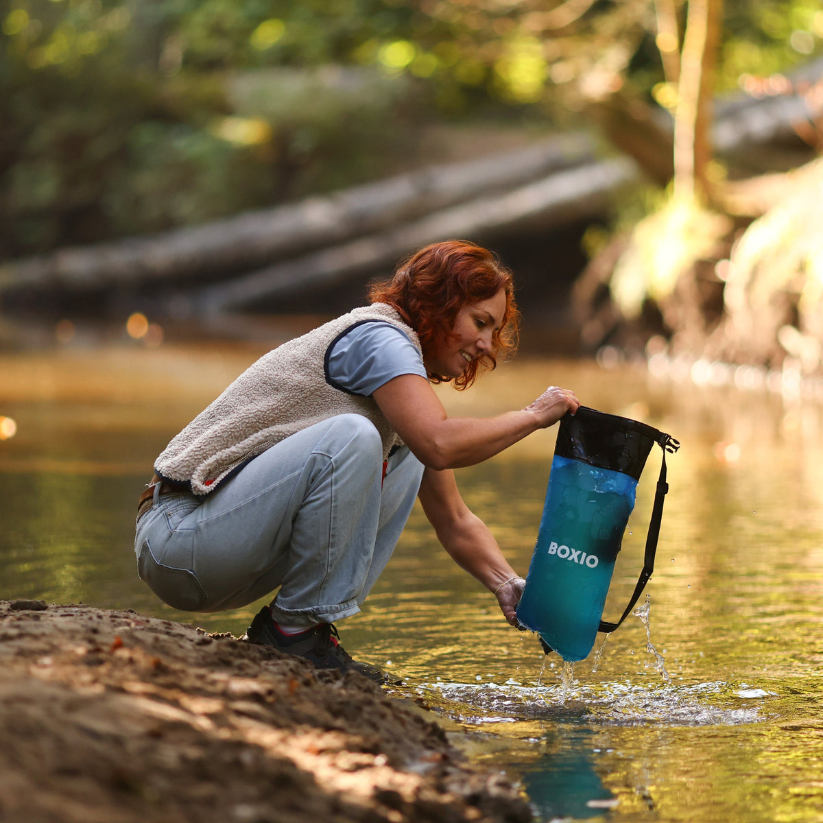BOXIO WATER FILTER SYSTEM I Water Filter with 1.32 gal Water Bag