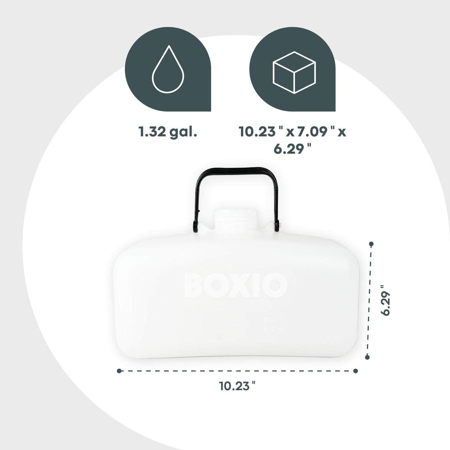 BOXIO CANISTER — 1.32 Gallon Canister