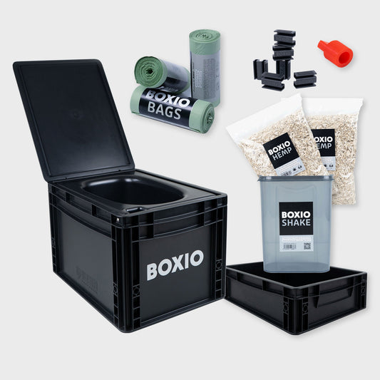 BOXIO TOILET MAX+ — Composting Toilet Starter Kit