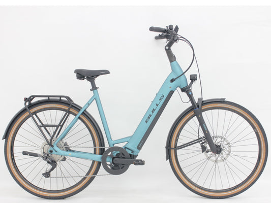 Bulls Cross Lite S High speed, Low step, Road /commuter electric bike Summit blue Side profile