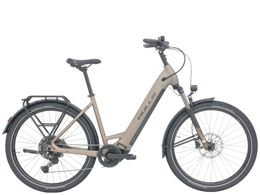Bulls Iconic S High speed Low Step Road / commuter electric bike Metallic taupe Side profile