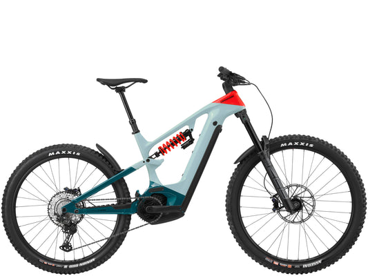 Cannondale Moterra Carbon LT 2 Dual Suspension eMTB Cool mint Side profile