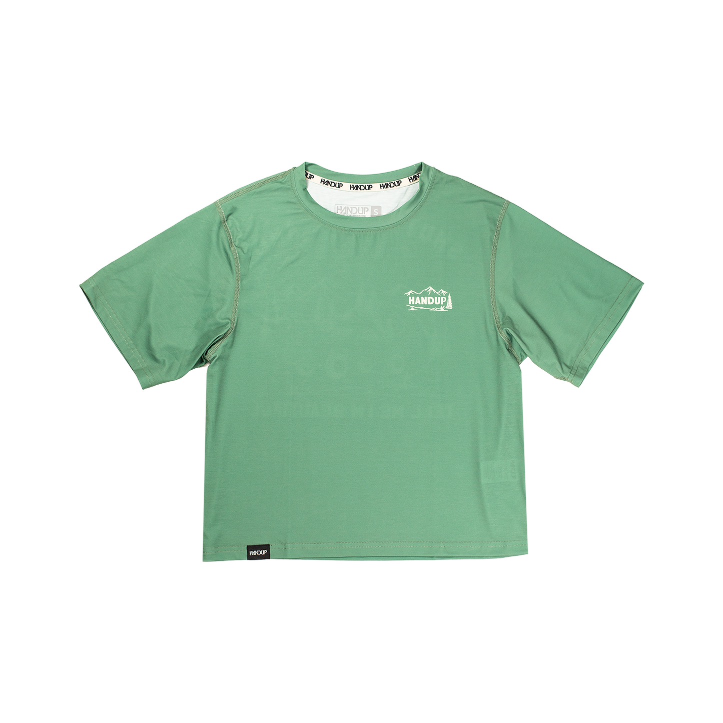 Handup ActiviTEE - Cropped Shuttle Me Sage Green