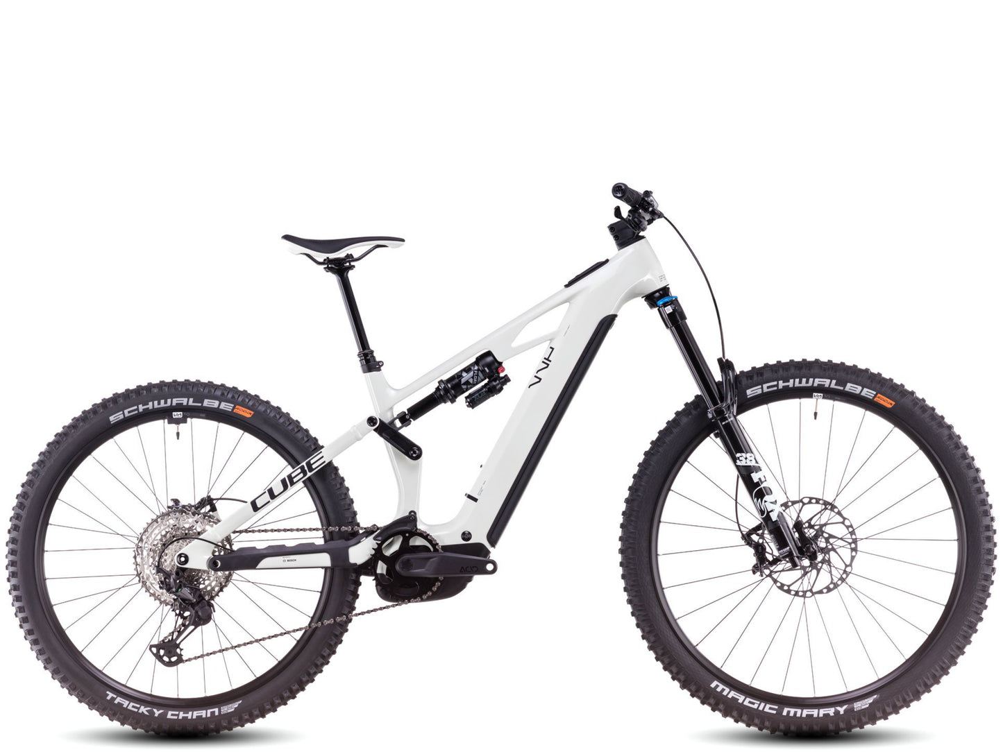 Cube Stereo Hybrid One77 HPC SLX 800 Full suspension eMTB desertstone 'n' black Side profile