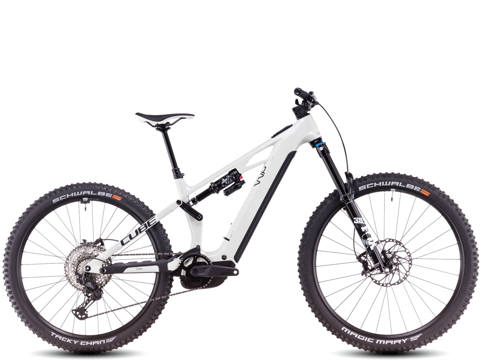 Cube Stereo Hybrid One77 HPC SLX 800 Full suspension eMTB desertstone 'n' black Side profile