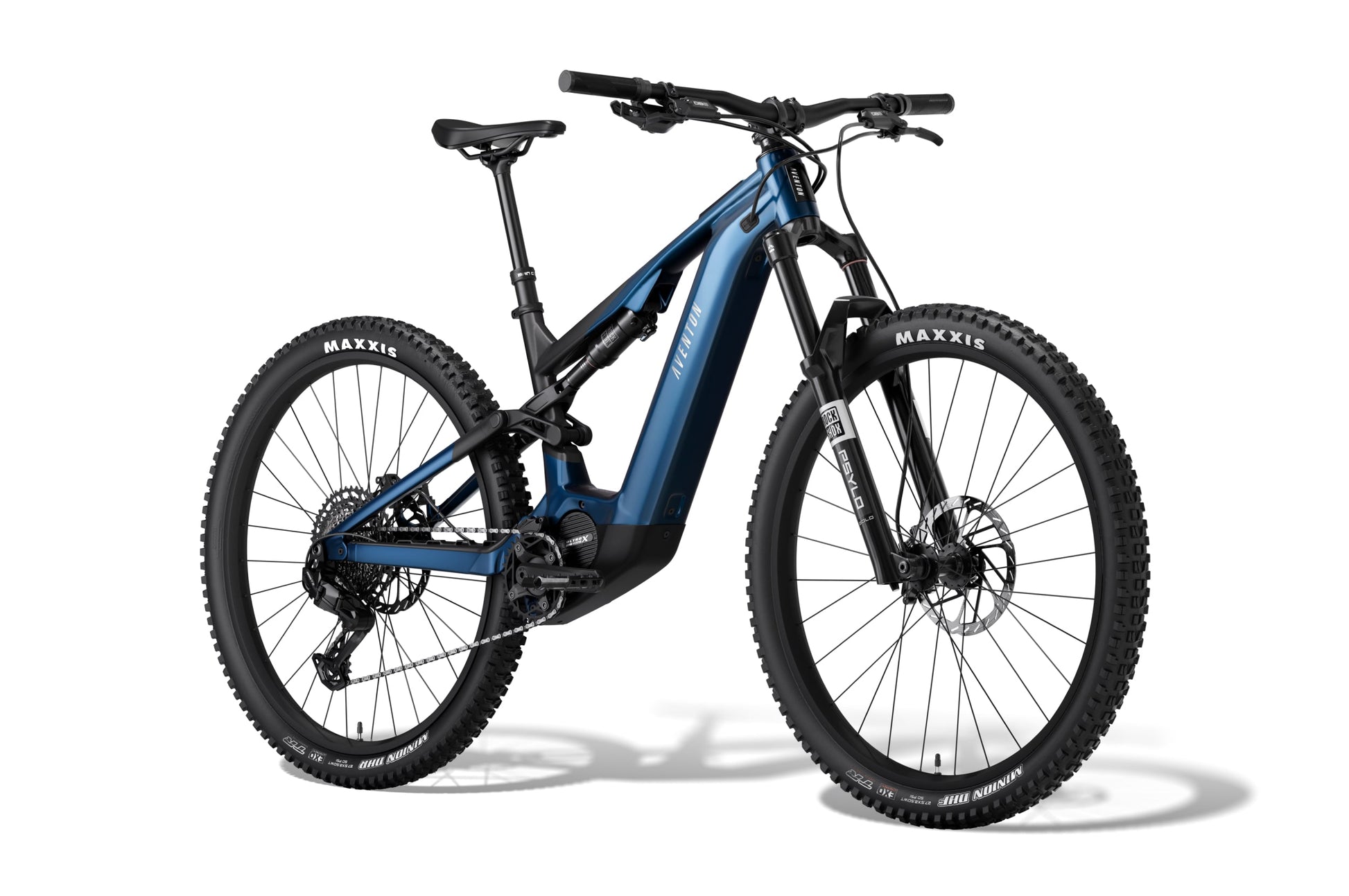 Aventon Current ADV Blue Onyx eMTB rear angle