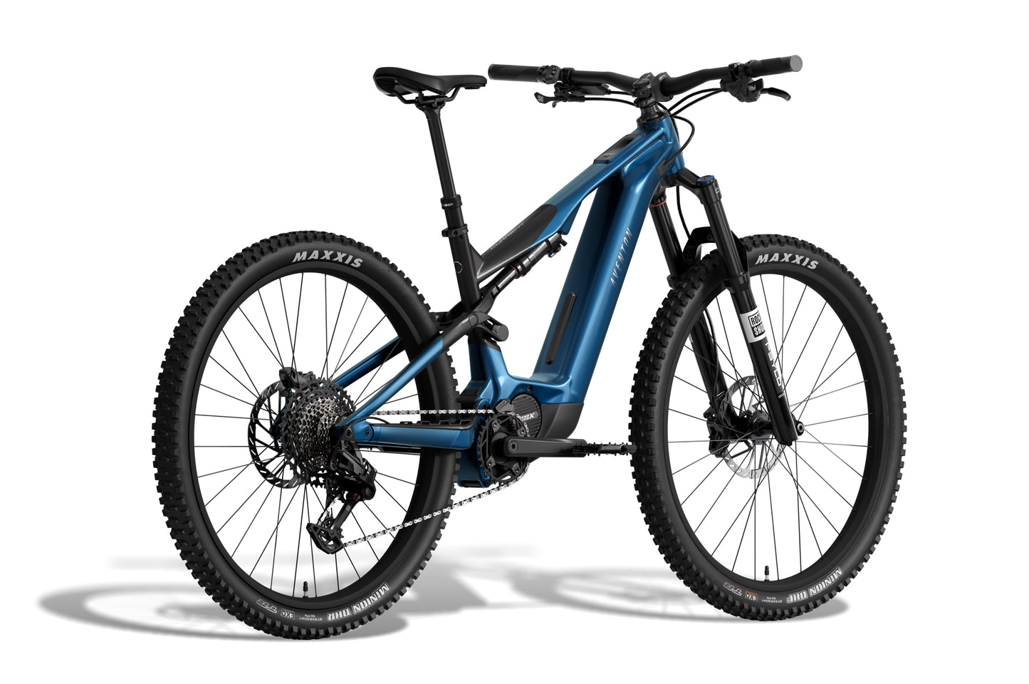 Aventon Current ADV Blue Onyx eMTB detail view