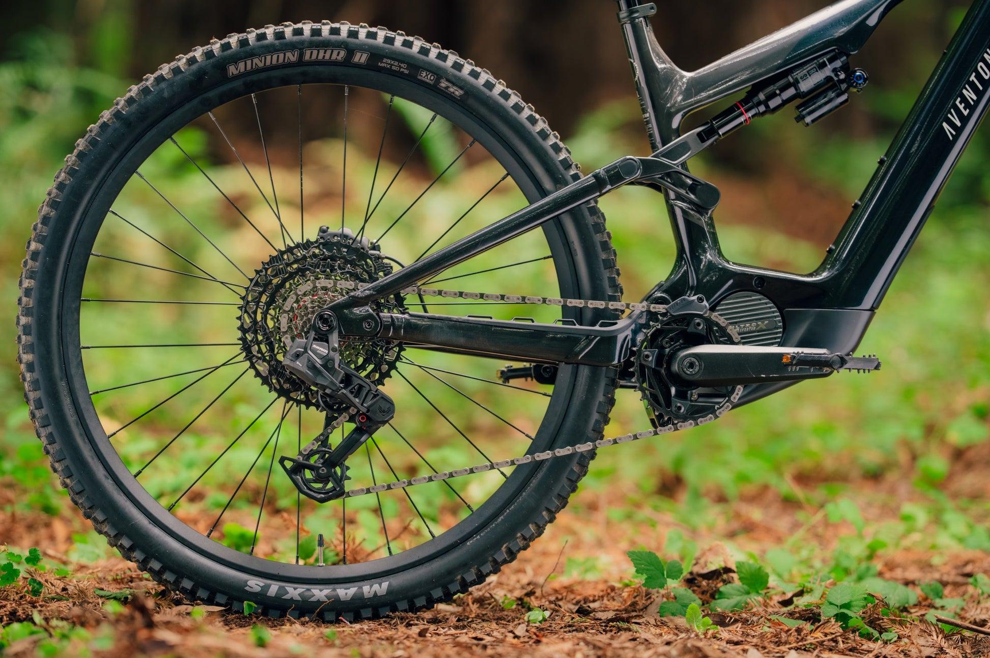 Aventon Current EXP SRAM drivetrain detail