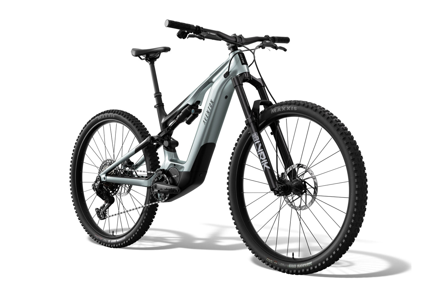 Aventon Current EXP Glacier Mint eMTB rear angle