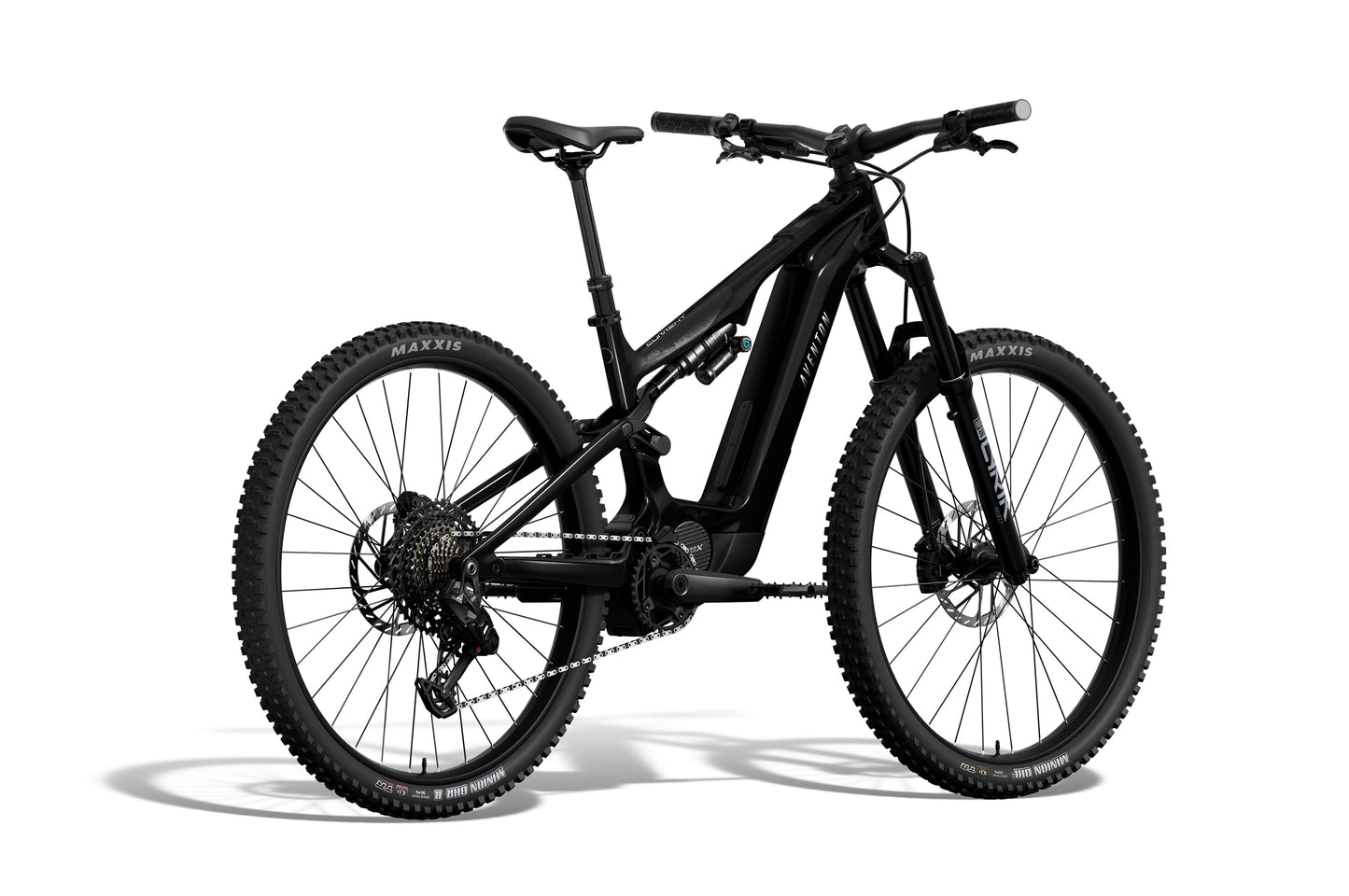 Aventon Current EXP Midnight Black eMTB detail view