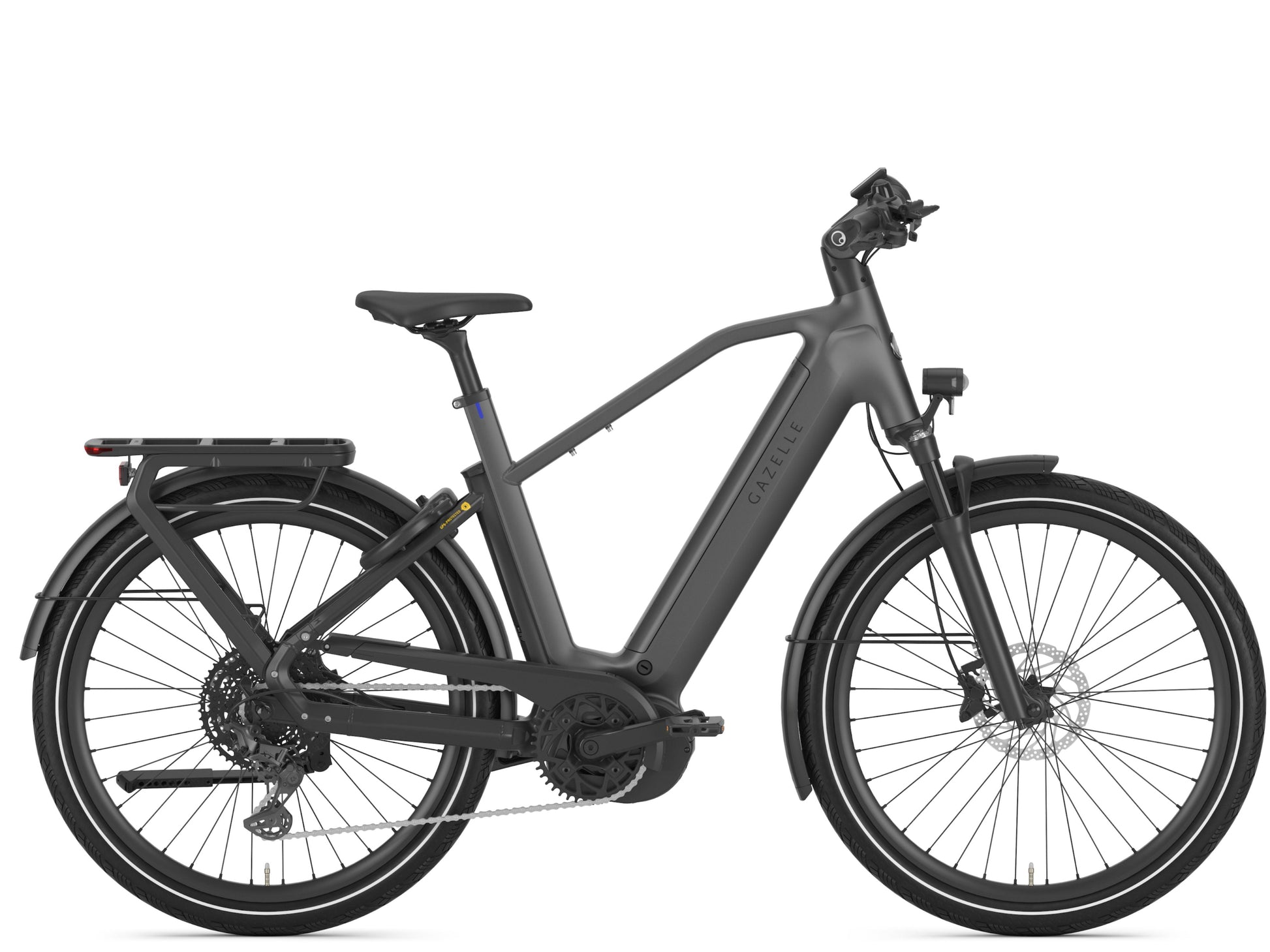 Gazelle Eclipse T11+ High Step Anthracite grey side profile