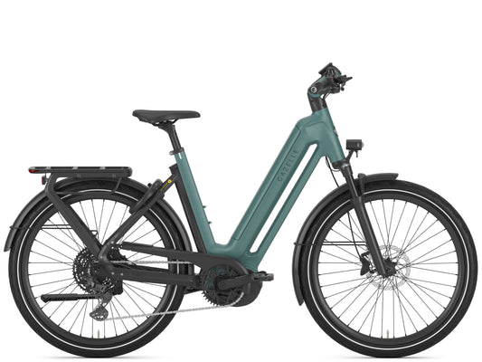 Gazelle Eclipse T11+ Low Step Thyme green Side profile