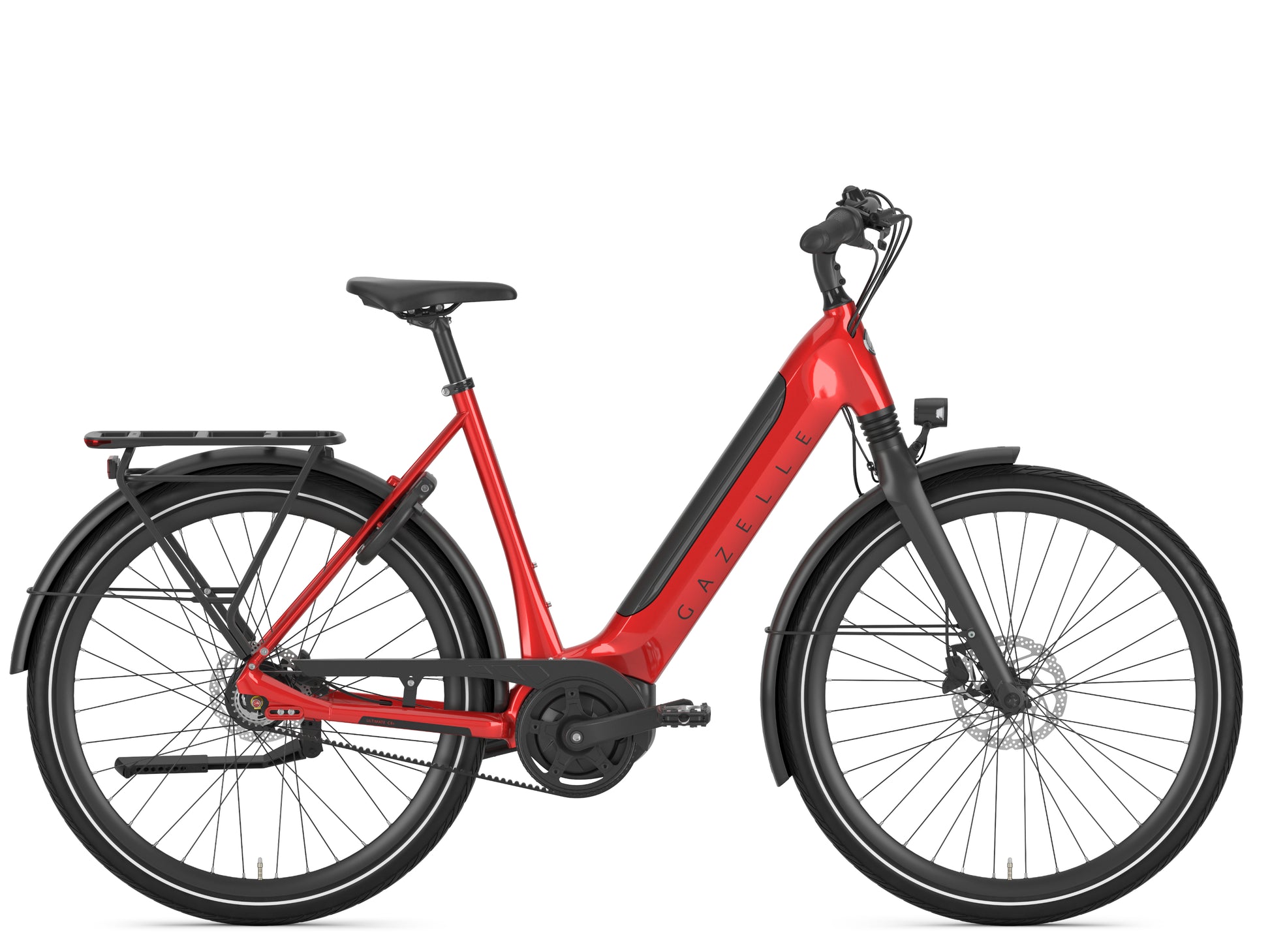 gazelle orange c8 damen e-bike Gazelle Ultimate C8 Low-Step Champion Red / 46