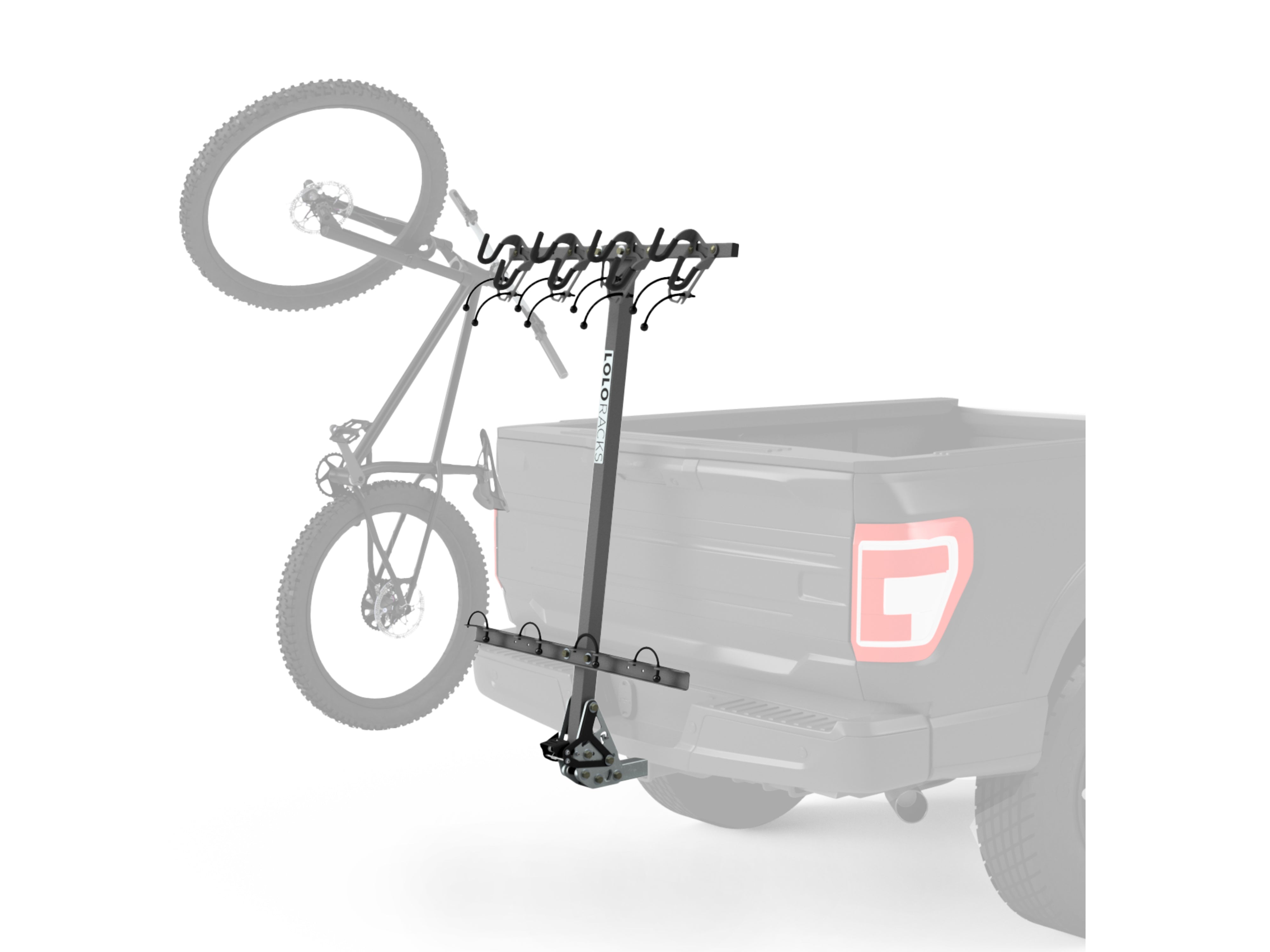 Foot Protction Racks Lolo Racks 4 Bike Rack with Foot Activated Tilt – Fly Rides USA