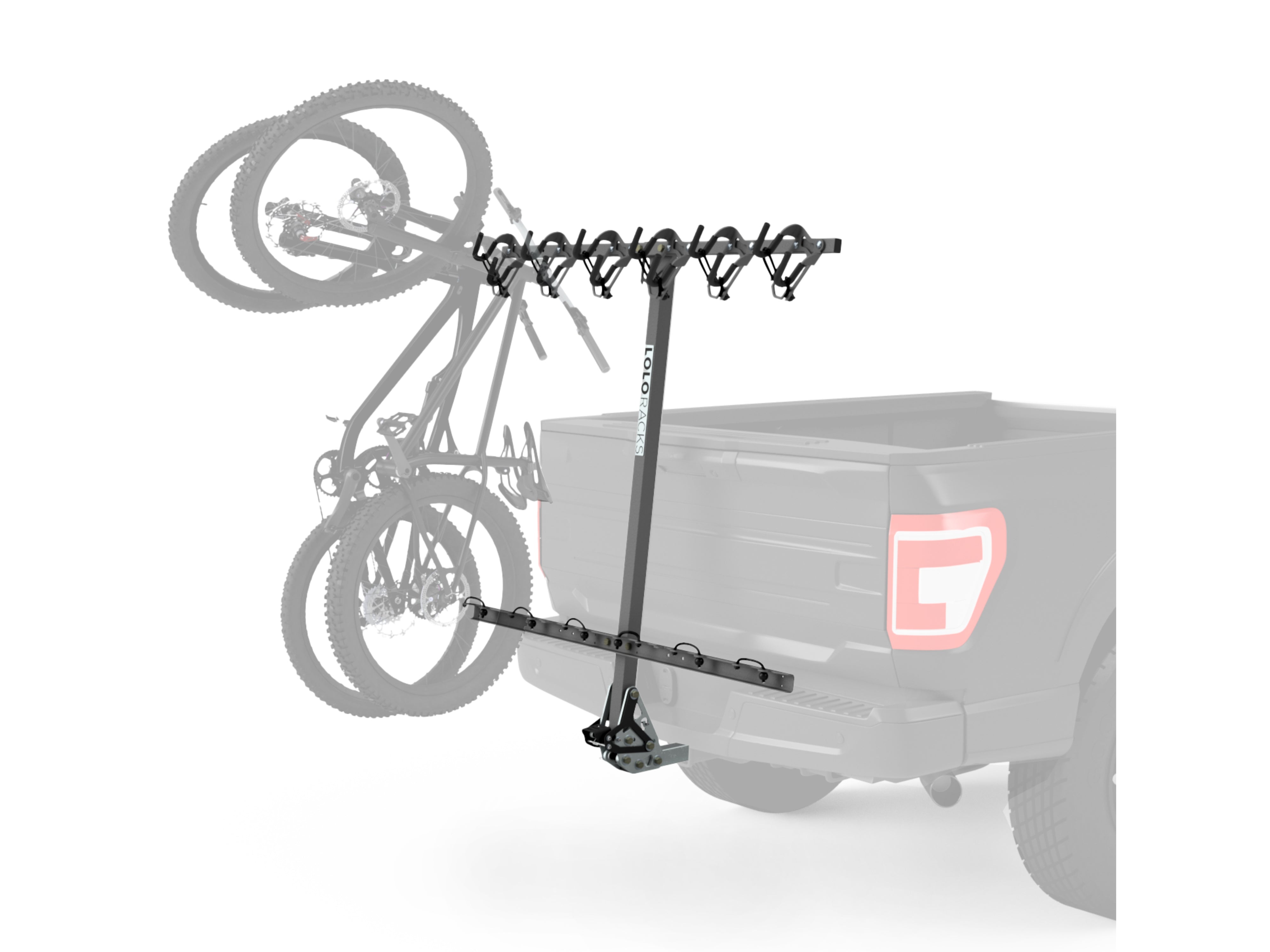 Lolo Racks 6 Bike Rack with Foot Activated Tilt – Fly Rides USA