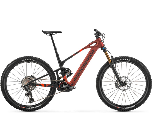 Mondraker Crafty Carbon RR Enduro eMTB Earth red Side profile