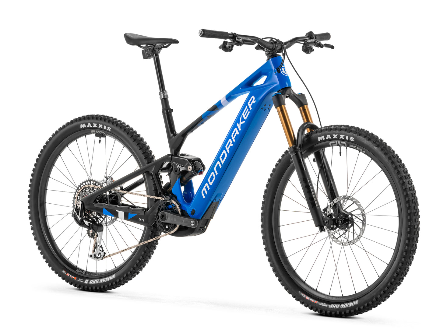 Mondraker Crafty Carbon RR SL Enduro eMTB Carrera blue Forward facing view
