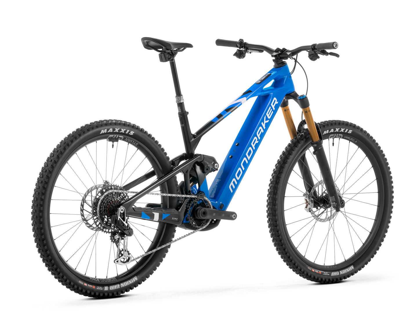 Mondraker Crafty Carbon RR SL Enduro eMTB Carrera blue Forward Rear view