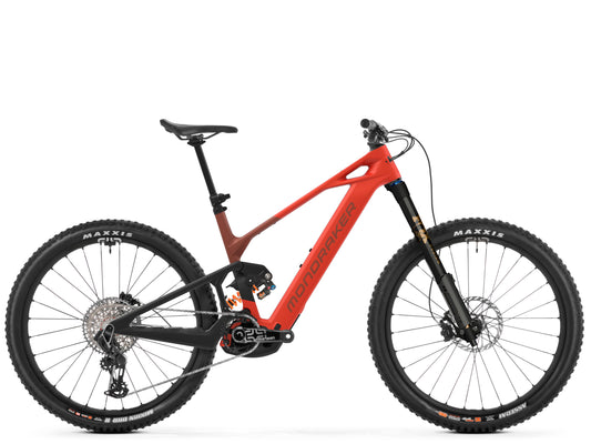 Mondraker Crafty Carbon XR Full Suspension Enduro eMTB Flame red Side profile