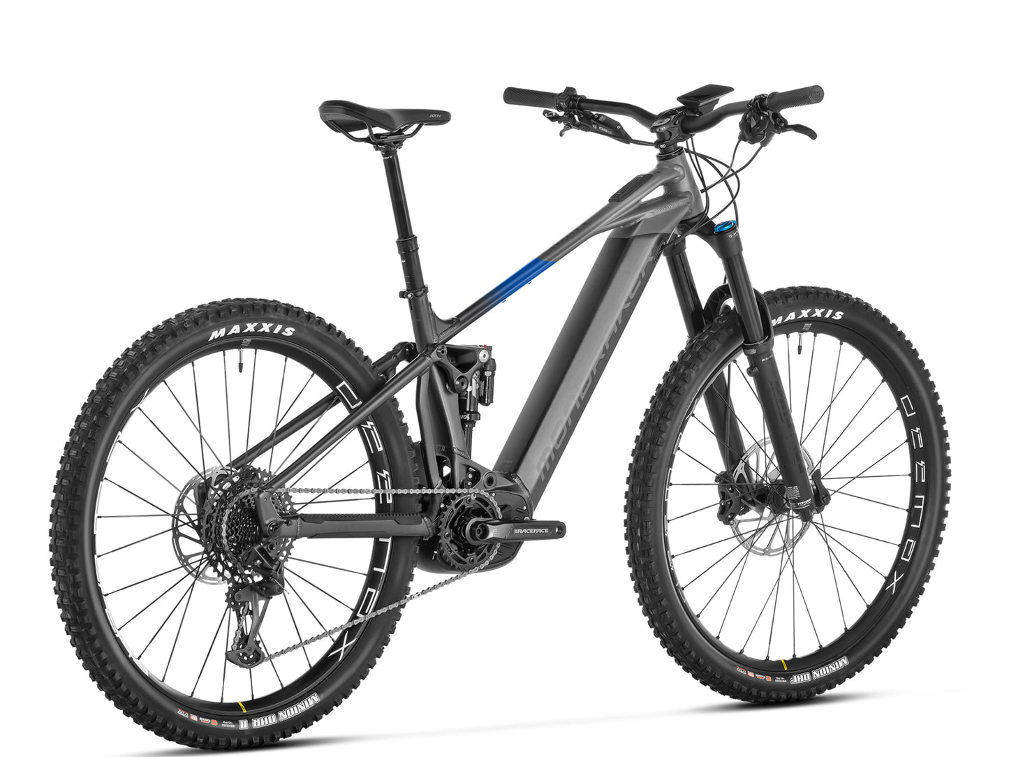 Mondraker Crafty R Enduro eMTB Vortex grey Rear facing view