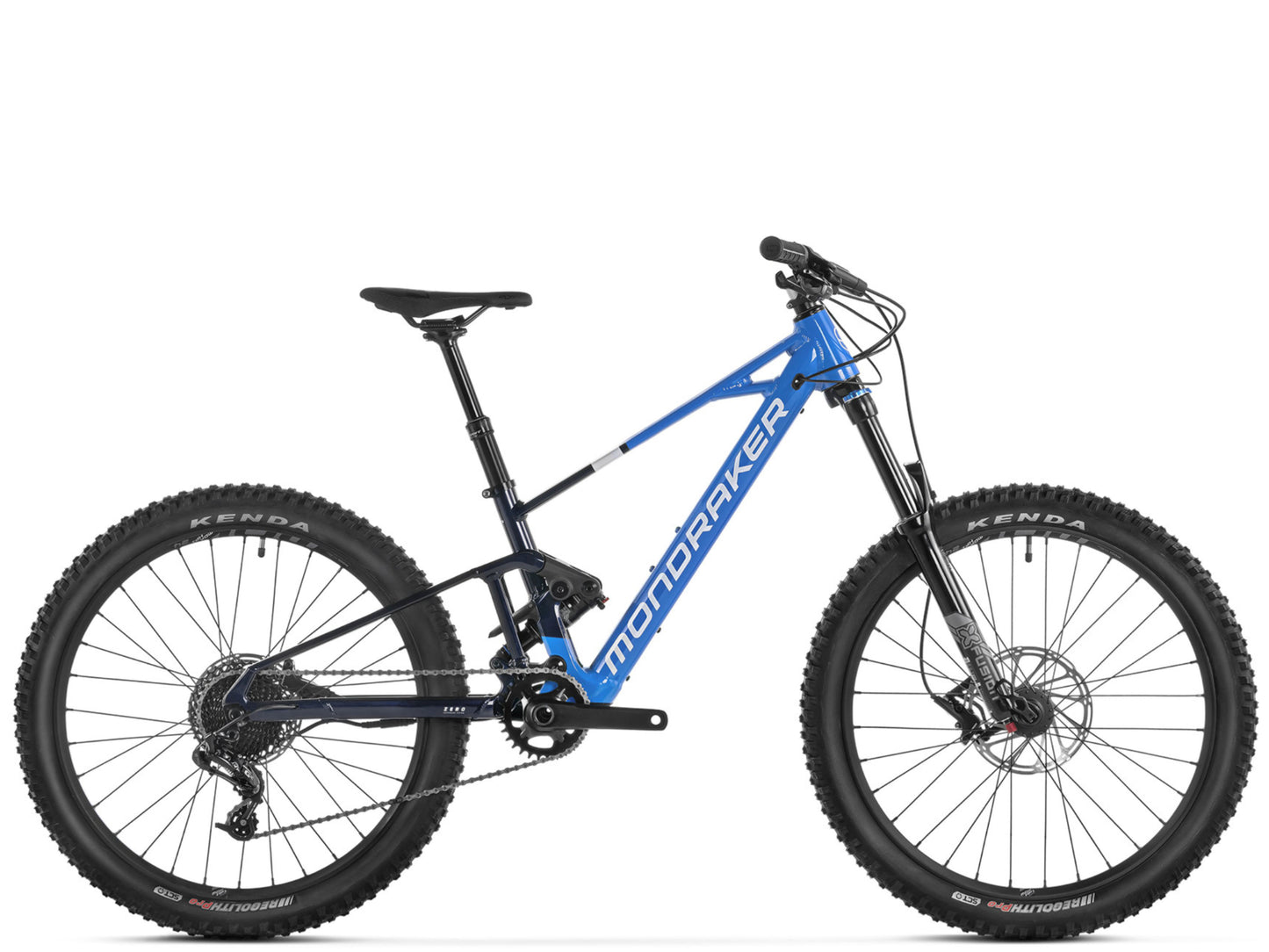 Mondraker F-Play 24 eMTB Children's 24" Blue Side profile