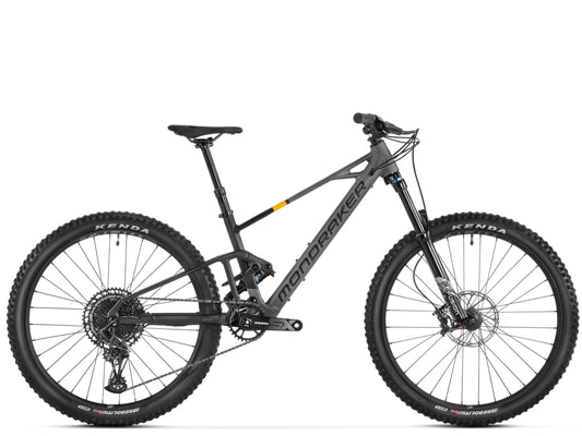 Mondraker F Play 26 EMTB Children's 26" Dark grey / gold / black Side profile