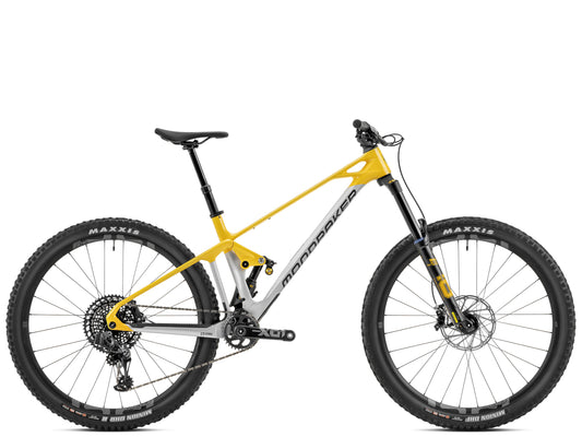 Mondraker Foxy Carbon XR Dual Suspension Enduro Mountain bike Yellow Side profile